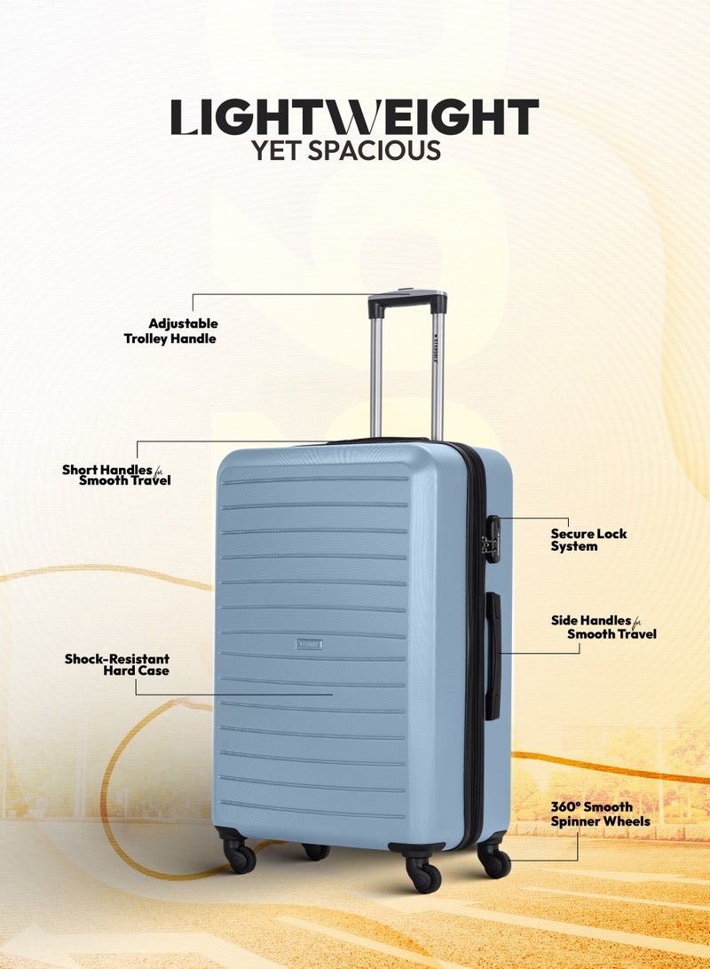 ستارجولد مجموعة حقائب سفر مكونة من 3 قطع من حقائب أمتعة السفر ذات الجانب الصلب من مادة ABS - Image 2